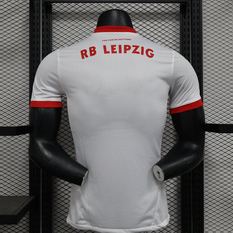 Camisa RB Leipzig Home 2024/25 Jogador Adidas Masculino - Branca e Vermelha