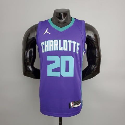 Regata Charlotte Hornets Masculina - Roxa