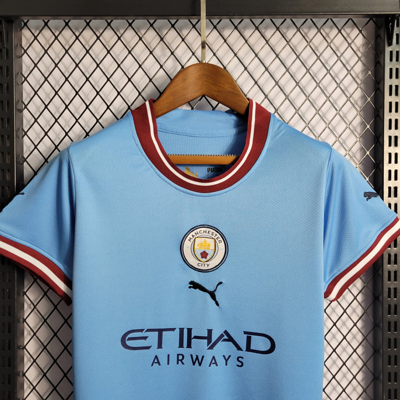 Camisa Manchester City 22/23 Versão Feminina