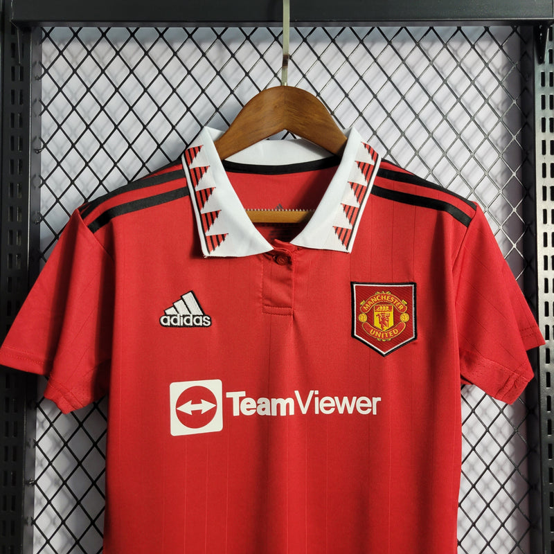 Camisa Manchester United 22/23 Versão Feminina