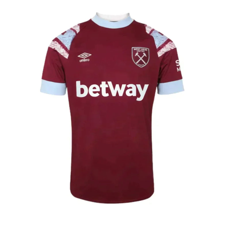 Camisa West Ham I 22/23 - Umbro Torcedor Masculina