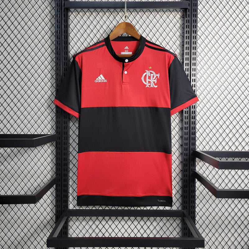 Camisa Oficial do Flamengo - 17/18 - Retro - Personalizável