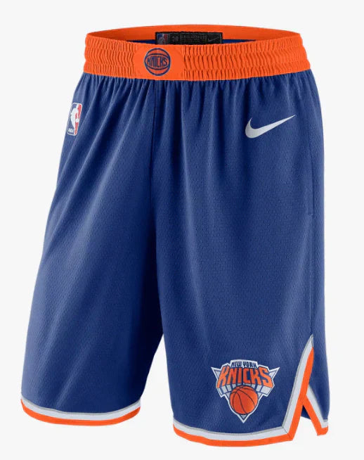 Bermuda NBA New York Knicks Nike Authentic - Azul