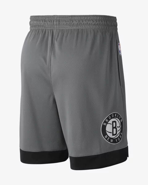 Bermuda NBA Brookling Nets Nike Authentic - Cinza