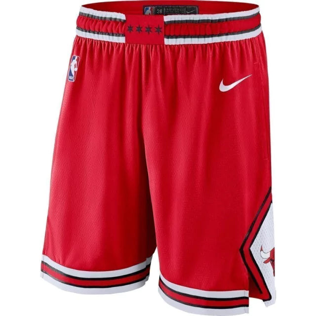 Bermuda NBA Chicago Bulls Nike Authentic - Vermelha